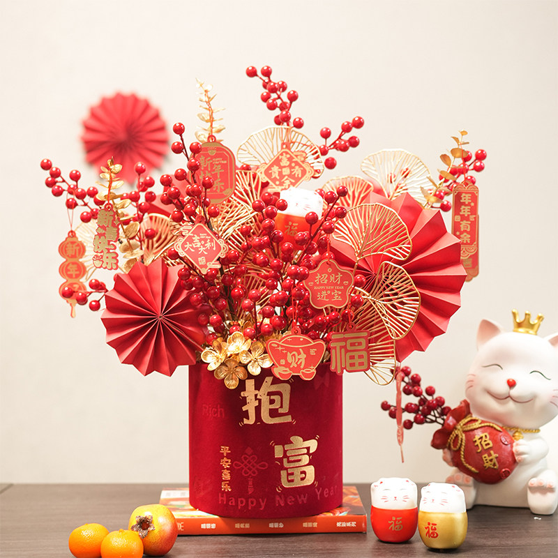 🎉2025新年春节福桶套装，喜庆摆件让家更有年味儿！?-福桶-淘宝好物网