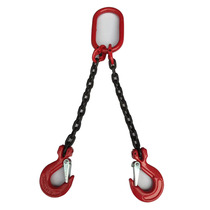 Lifting chain sling combination G80 chain complete with double leg hanger with double leg hanger 3 ton (with invoice)