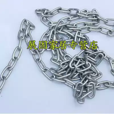 Galvanized chain Iron Dog chain garden protective chain iron chain 5mm per meter unit price