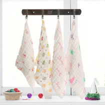 Baby 6 layers gauze spat towel pure cotton newborn feeding towel rubbing hand wash face towel full cotton PdVDCesMhl