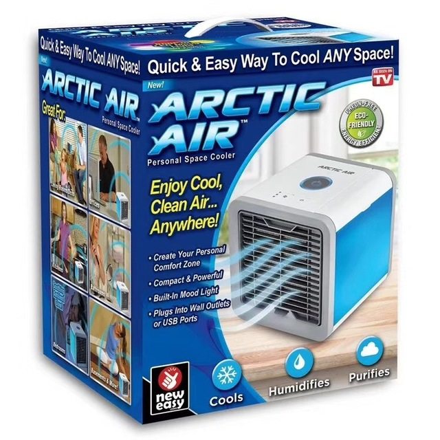 Artic Air cooler mini cold blower desktop USB no-leaf fan cold fan water injection air conditioning-Taobao