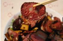Smoked wax flavor Shaoyang specialty pig blood meatballs Hunan blood tofu soil special pig blood baba Shaoyang Yuanzi