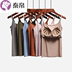 Mặc một chiếc áo ngực vest all-in-one áo ngực đàn hồi với áo ngực đệm womens sling áo ngực ren gân có thể mặc sexy ngoài xốp. 