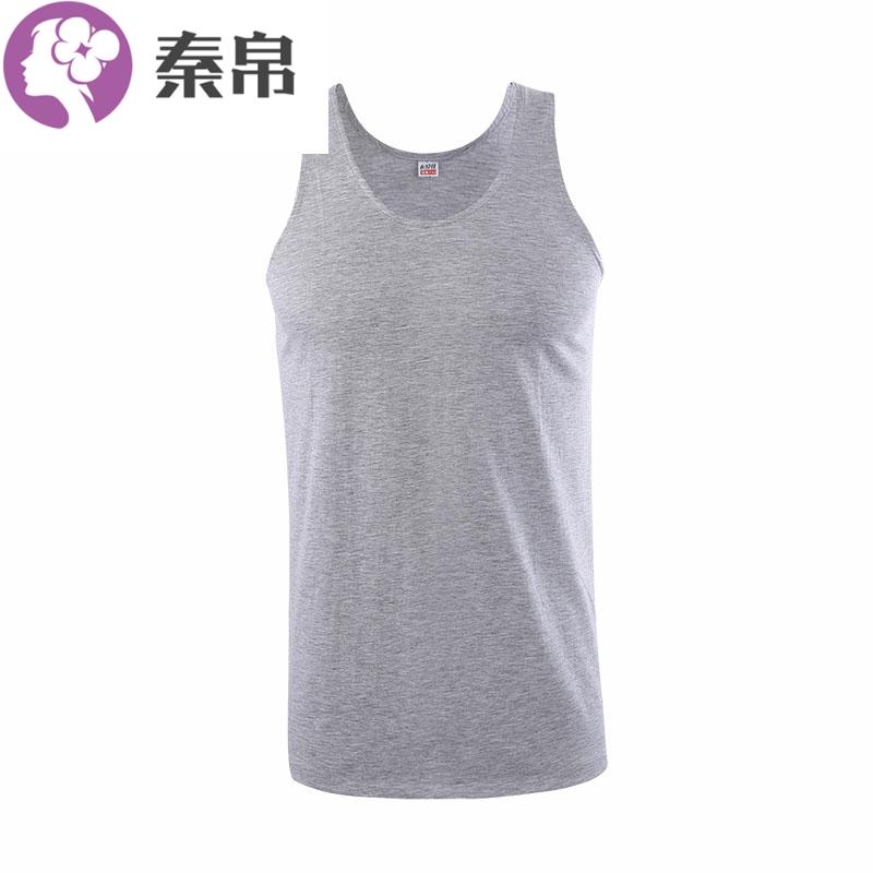 Mùa hè bố mỏng trung niên mens già vest mens bông mồ hôi lớn chất béo bông vest cộng