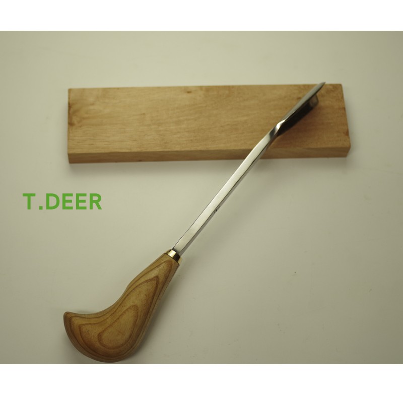 Deer T DEER woodworking semi-circular flat shovel steel chisel tool inner edge semi-circular flat shovel TD-DN2 fat grocery store