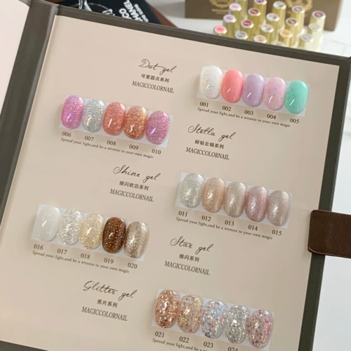 Блестки для ногтей для маникюра, лак для ногтей, комплект, 2024 года, новая коллекция