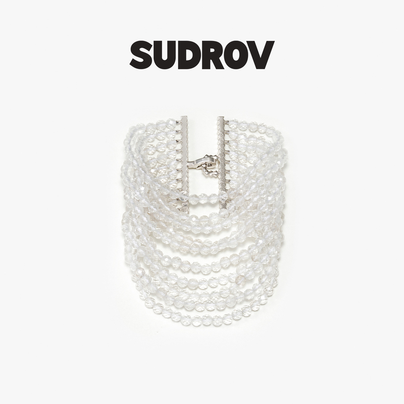 [Hot-Selling New Product] Sudrov 2026 New High-End Gemstone Bracelet White Crystal Bracelet for Women Fashion