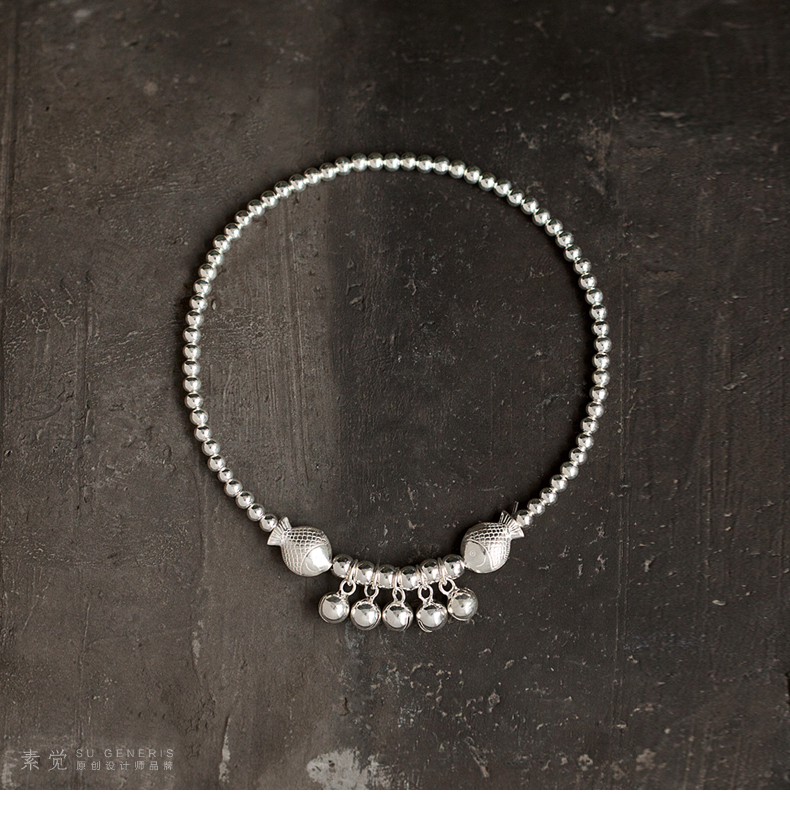 Chaine de cheville Femme en Argenterie - Ref 3103600 Image 15