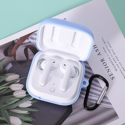 Oppo, беспроводные силиконовые наушники, защитный чехол, силиконовая сумка-органайзер, мультяшная милая креативная наклейка, bluetooth, защита при падении