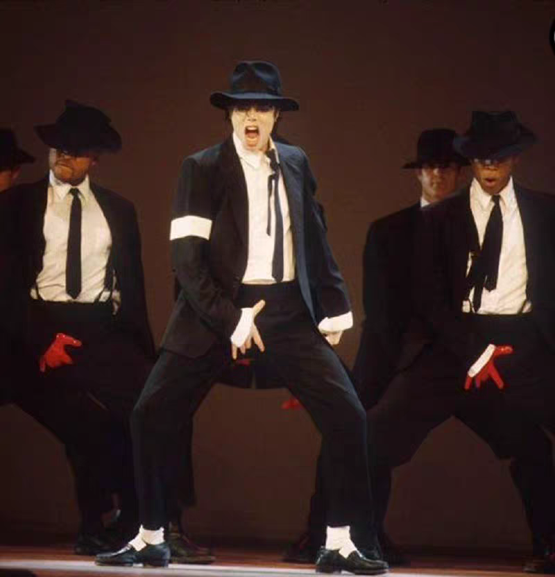 Michael Jackson Performance Costumes Tap Dance Mj Moonwalk Men's and Women's Jazz Breakdance Modern Dance Costumes