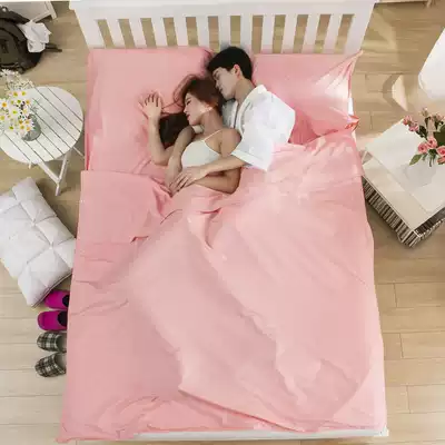 Hotel dirty sleeping bag cotton indoor adult single double portable travel sheets hotel travel supplies