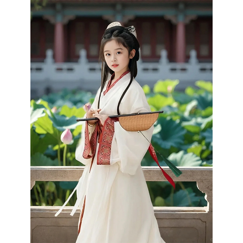 Beautiful Hanfu for Girls, New Style Warring States Robe, Ancient Costume, Wei and Jin Dynasty Style, Fairy-Like Dance Performance, Birthday, Mid-Autumn Festival, Chinese Style for Girls Beautiful Hanfu for Girls, New Style Warring States Robe, Ancient Costume, Wei and Jin Dynasty Style, Fairy-Like Dance Performance, Birthday, Mid-Autumn Festival, Chinese Style for Girls