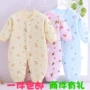 Babyiesies mùa thu và mùa đông cotton của phụ nữ ấm áp romper dài tay mùa đông nam quần áo trẻ em quần áo mùa thu quần áo trẻ sơ sinh bộ khủng long