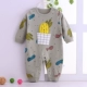 Phòng sơ sinh máy lạnh cho bé Quần áo Xiêm 0-3 tháng cho bé mùa xuân và mùa hè cotton dài tay mũ hoạt hình leo núi cao trào - Áo liền quần quần áo sành điệu cho be gái