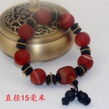 Браслет из бусин подходит для мужчин и женщин, агатовая природная руда из нефрита