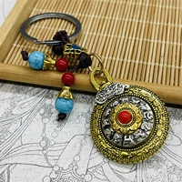 Ретро золотой брелок