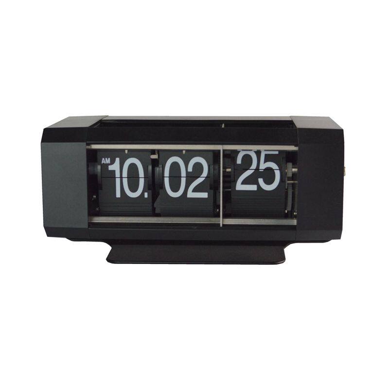 2020 Dynamic Page-turning Bell Page-turning Funnel Clock Muted Core Day Style Brief Design Seat Bell Creative Clock