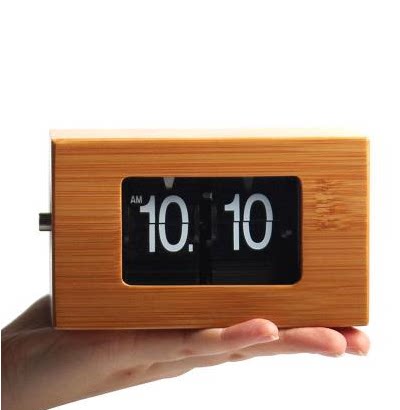 Inexplicity bamboo clock page-turning bell eco-friendly bamboo wood furniture room Living room hanging bell-seat bell to give a good gift