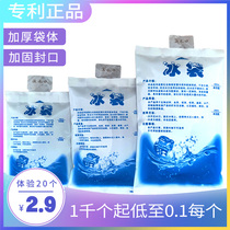 Water injection ice bag express special frozen thickened food preservation disposable 100ml200ml transport repeated use
