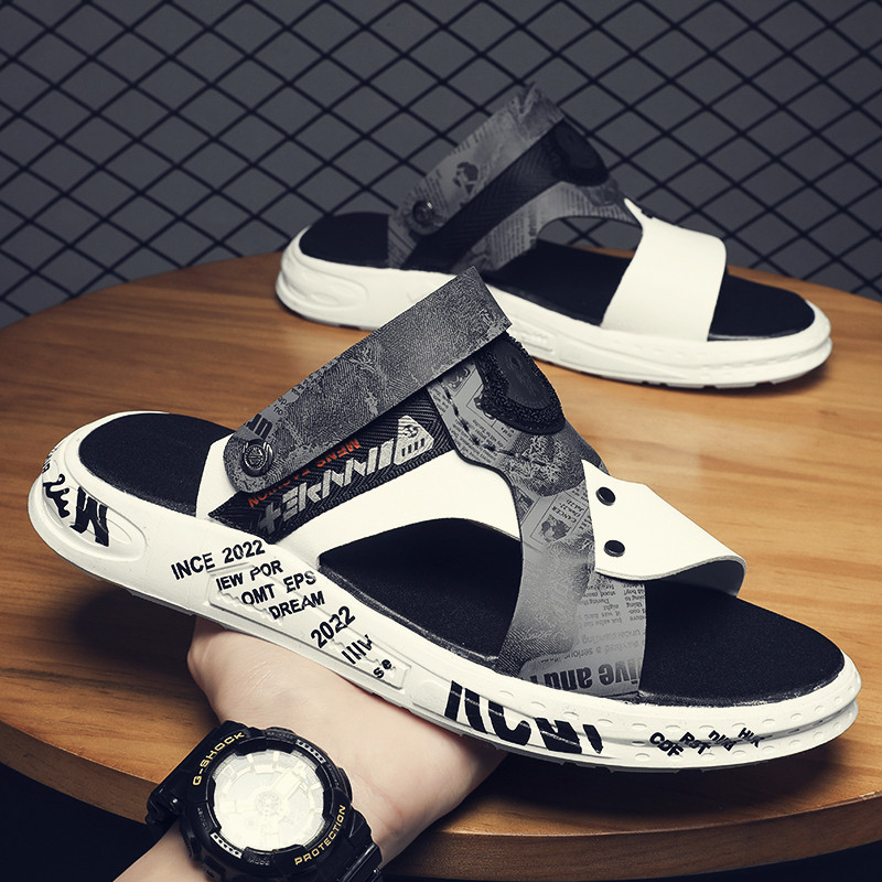 Sandal boys 2022 New summer trendy outside wearing beach sandals Slippers Casual Sports Deodorant Soft Base Summer Slippers