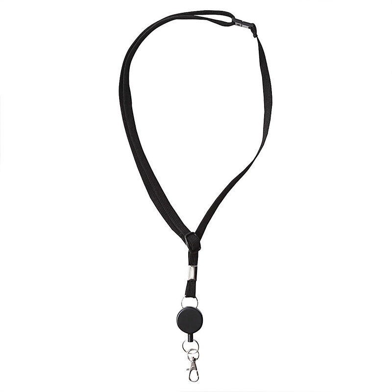 No-print good products MUJI card holder documents card with telescopic buckle with rope