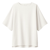 MUJI Labo unisex double-layer woven short-sleeved pullover that is not easy to get wet and is gender-neutral
