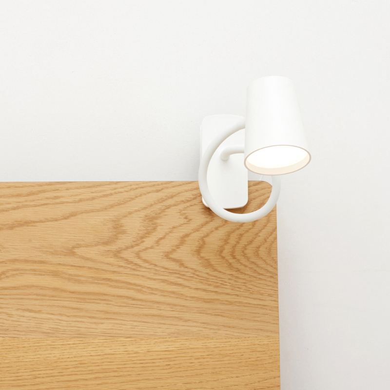 Muji Led Clip-On Lamp, Desk Lamp, Bedside Lamp, Night Light, Bedroom