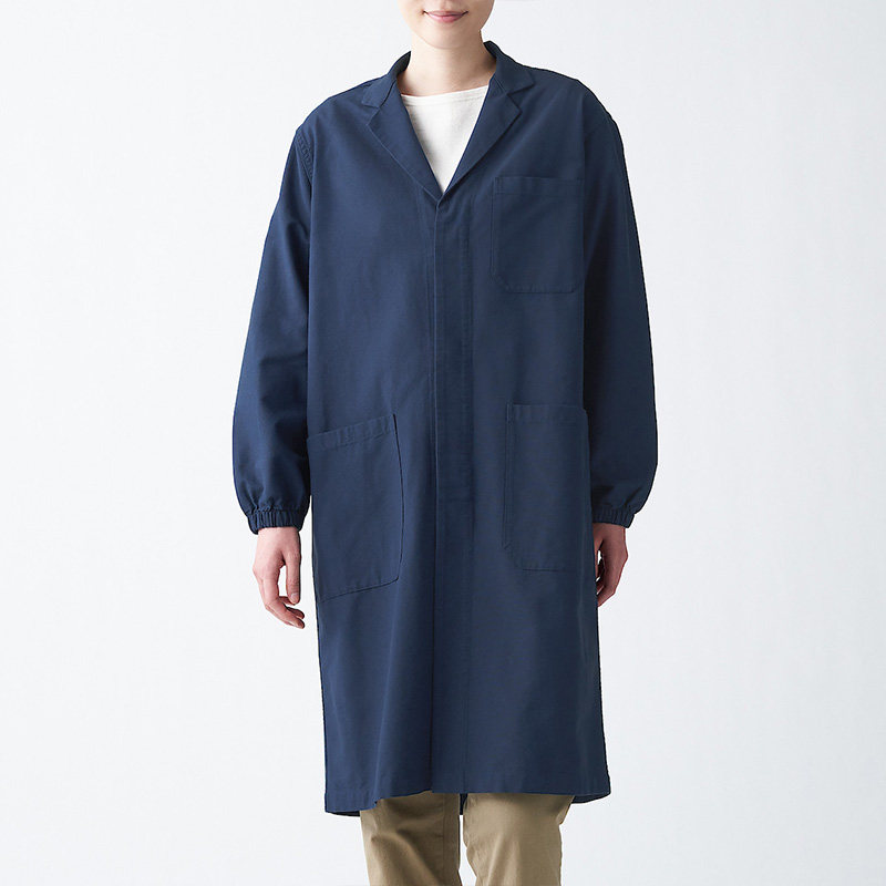 No Inprint Good Pink MUJI Men and women General cotton washed Oxford Overalls Large clothes without gender men and women