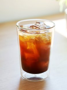 MUJI MUJI heat -resistant glass double -layer water cup glass cup