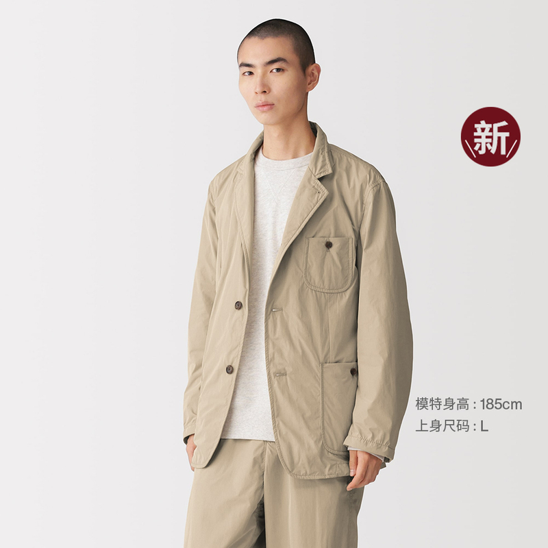 Muji Labo Men's Water-Resistant Jacket Men's Outerwear Men's Clothing 2026 Autumn New Product