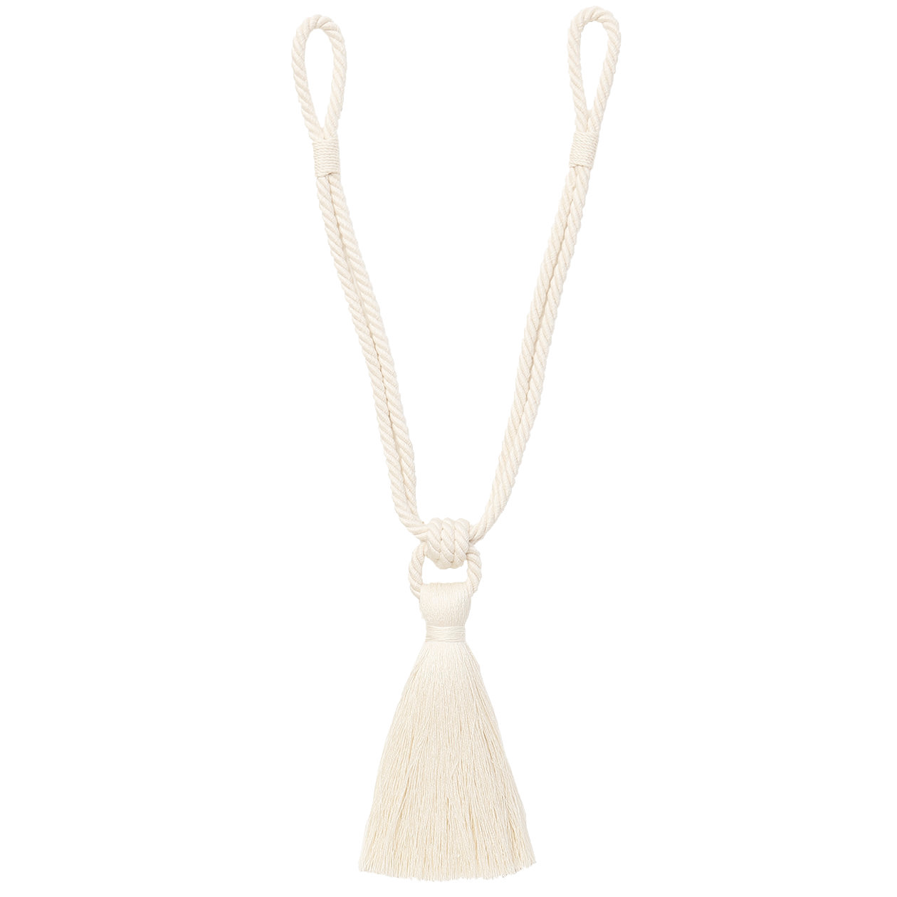 MUJI curtain rope hemp tassel