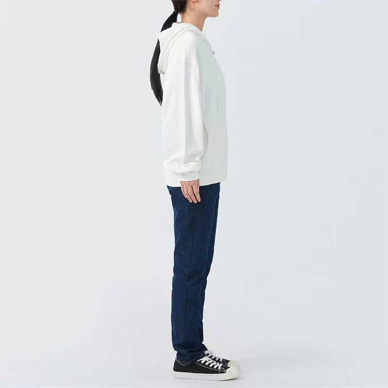 MUJI Женская флисовая толстовка на молнии, женская куртка с длинным рукавом, весна и осень, женская одежда
