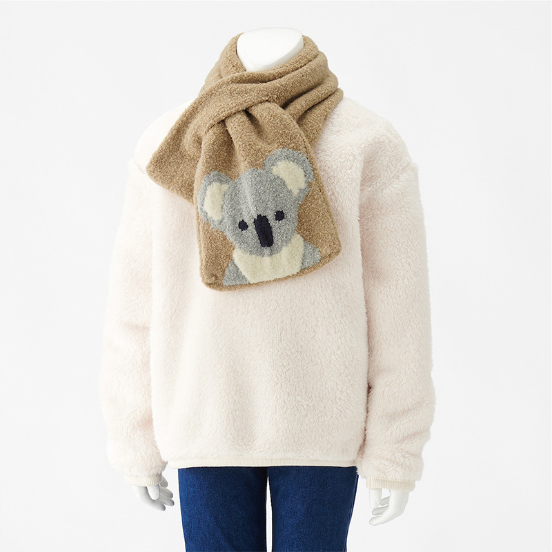 No-print good products MUJI Children with elastic scarves