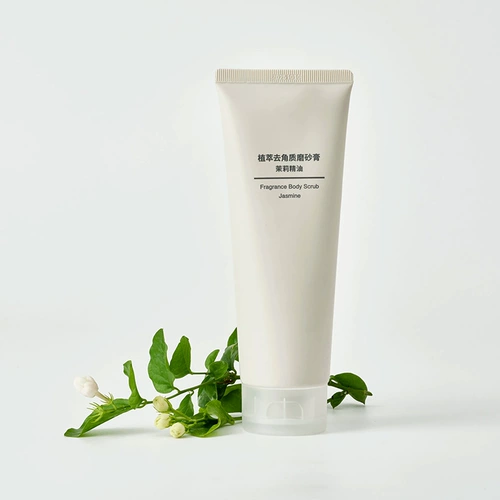 Muji, мягкий отшелушивающий отшелушивающий скраб с экстрактом растений для всего тела