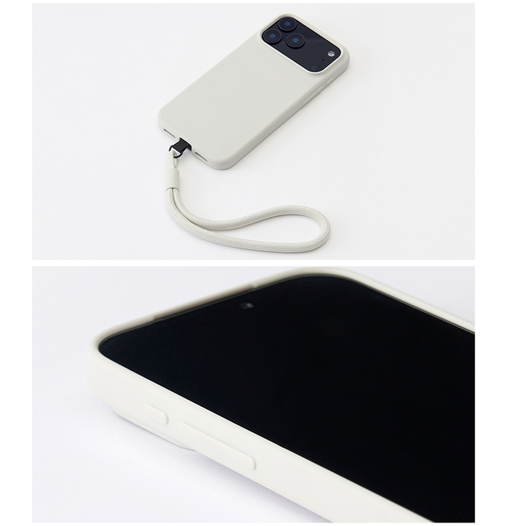 MUJI Minimalist Branding iPhone Case