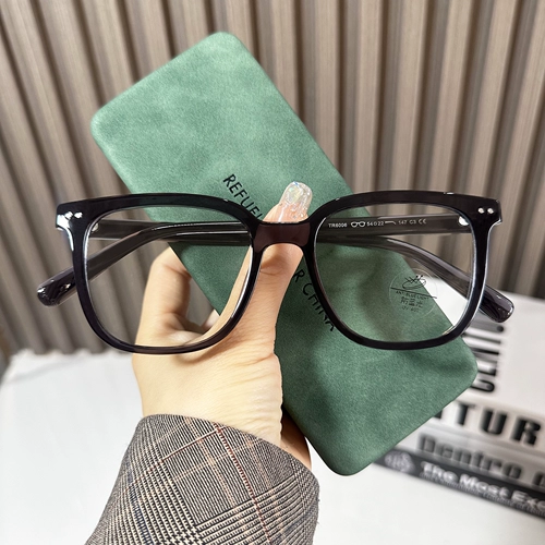 TR Black Frame Glasses Рамки для лица лица лица, маленькое лицо, можно оборудовать определенной степенью анти -блюдных световых каркасов, глаз миопии, женское корейское издание