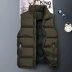 Áo vest nam mùa thu đông mới thanh niên ấm áp áo bông nam vest giản dị áo khoác vest cỡ lớn áo ba lỗ trắng Áo vest cotton