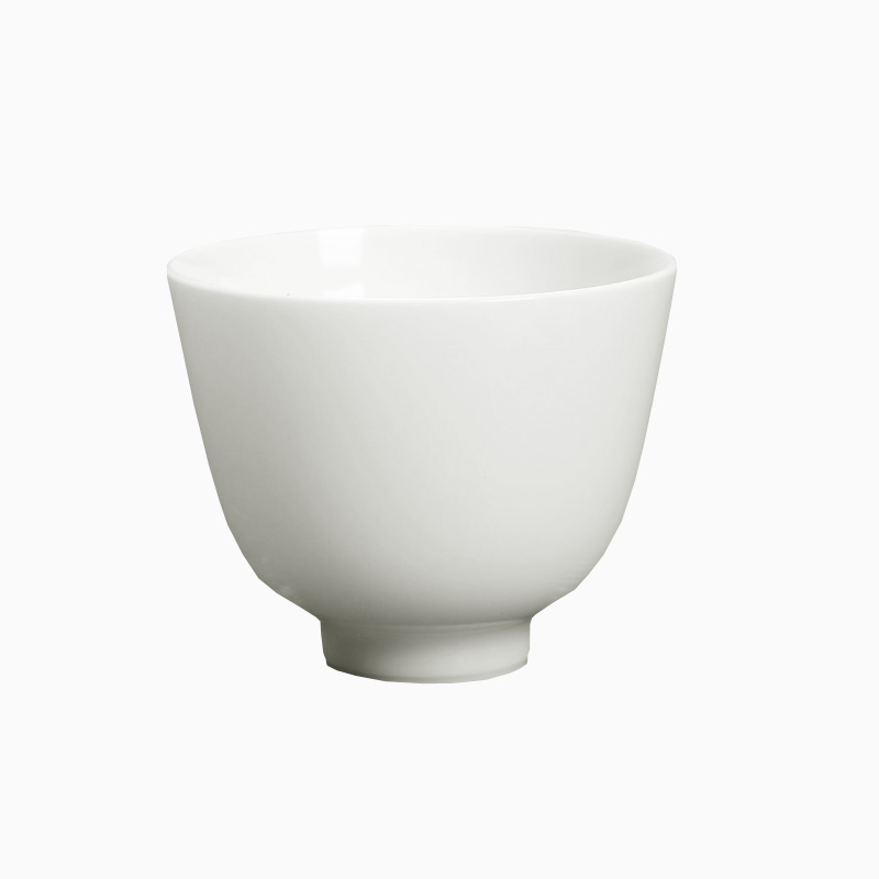 Thin body white porcelain bowl with jingdezhen kung fu tea cup sample tea cup ceramic tea set, the master cup single cup small tea cups