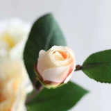 Моделирование новая китайская ретро -шелковая ткань чай цветок поддельный цветочный дом модель дома крыльца гостиная цветочные художественные украшения украшения в целом