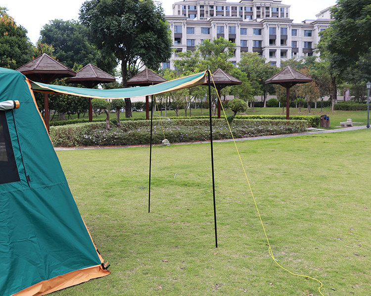 Outdoor tent telescopic pole front hall extension bracket canopy branch telescopic pole camping tent canopy sunshade cloth branch telescopic pole