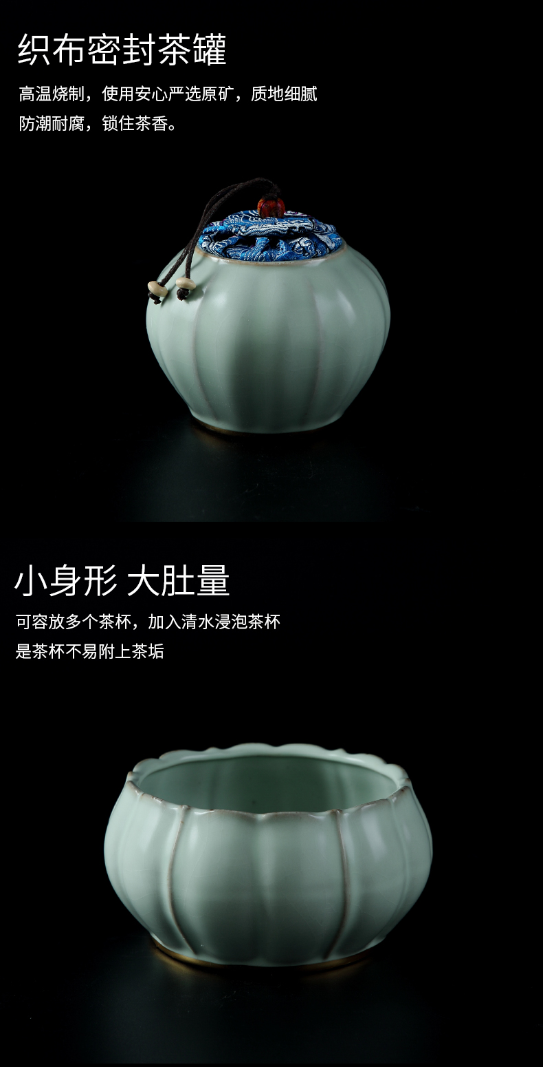 Jingdezhen your up ceramic kung fu tea set suit household light much the see colour of a complete set of tea tureen tea cups Chinese style