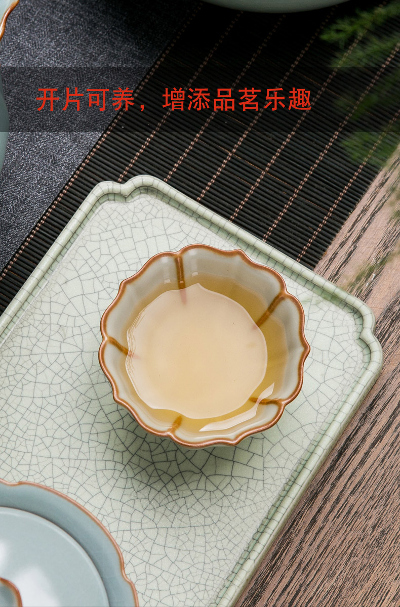 Jingdezhen your up noggin slicing can raise ceramic tea master cup single CPU kung fu tea set your porcelain sample tea cup