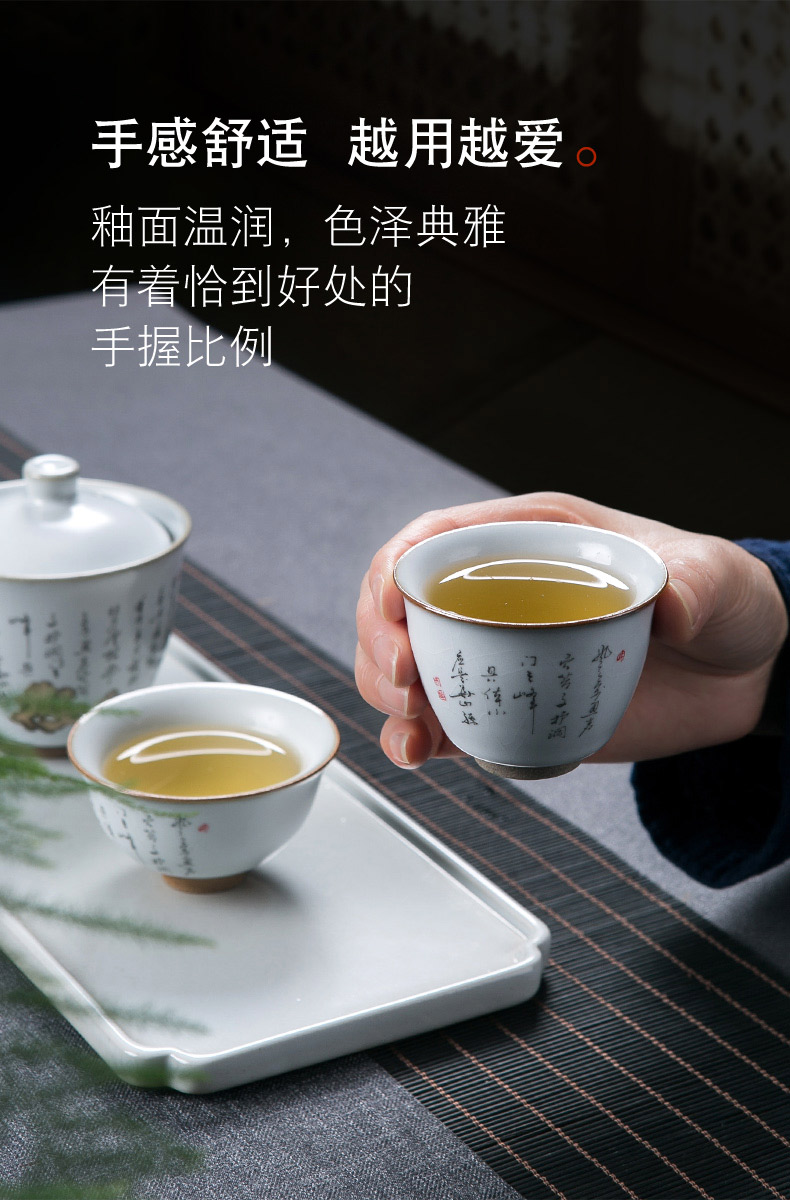 Your up crack of portable package a pot of two cup of jingdezhen ceramic tea set with teapot is suing travel tea set