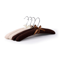 Fabric hanger sponge bag cloth flannel clothing sweater non-slip non-marking anti-shoulder angle clothes support household wardrobe clothes hang