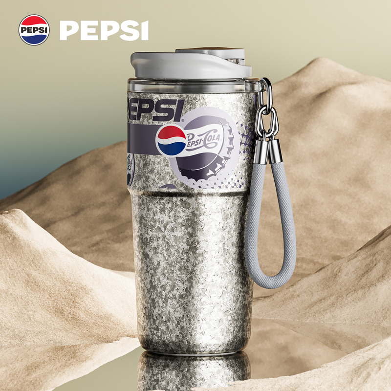 Pepsi Pure Titanium Insulated Cup Portable Coffee Titanium Cup with Straw Water Cup for Men High Aesthetic 2026 New Model Pepsi Pure Titanium Insulated Cup Portable Coffee Titanium Cup with Straw Water Cup for Men High Aesthetic 2026 New Model