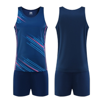 Track and field suit suit for male and female sports students training suit physical examination vest competition suit sports marathon running suit customization