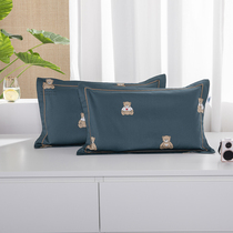 60 long-staple cotton kindergarten baby cotton pillow case 50x30 cotton cartoon children pillow baby pillow case