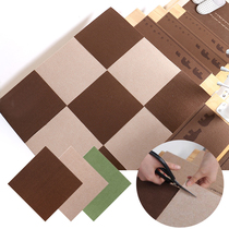 Home entrance rub mat stair platform mat non-slip self-adhesive foot mat baby crawling suede childrens splicing mat