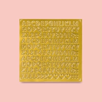 Буквы и цифры, цифровые наклейки, наклейка