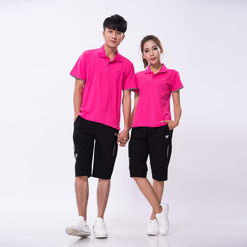 Quần áo bóng bàn cotton chính hãng đặt nhanh khô nam và nữ quần áo bóng bàn tay ngắn quần áo thi đấu quần áo bóng chuyền in quần áo mua quả bóng bàn ở hà nội